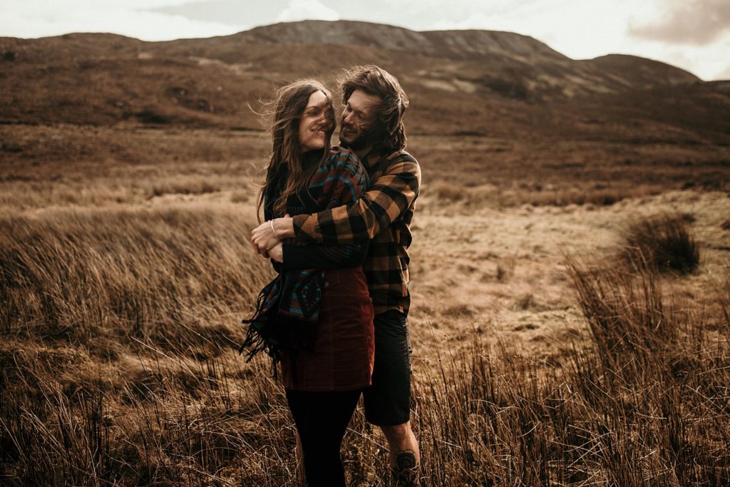 Wedding photographer Scotland love session for couple isle of skye